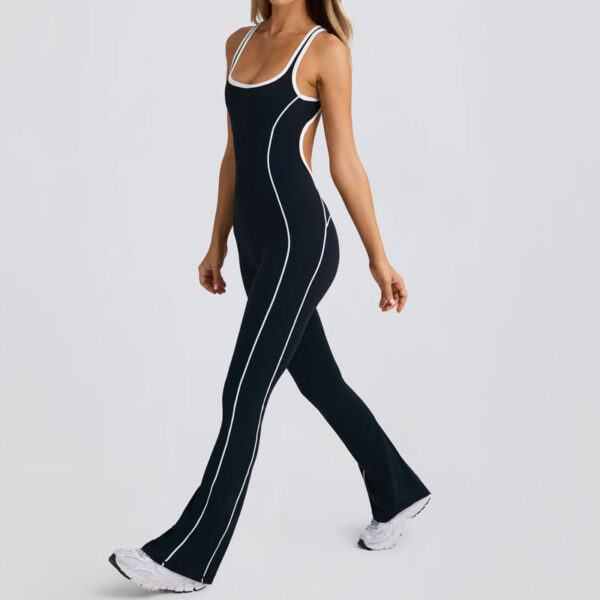 Yoga Jumpsuit Women's Beauty Back Color Matching - Image 2