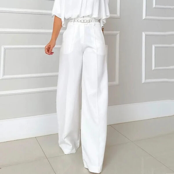 Summer New Half Collar Top Two-piece Set - Image 4