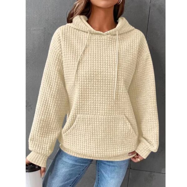 Women's Loose Casual Solid Color Long-sleeved Sweater - Image 7