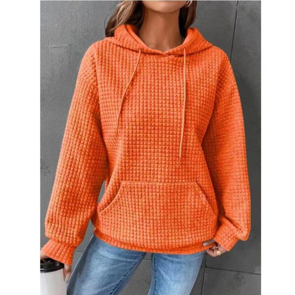 Women's Loose Casual Solid Color Long-sleeved Sweater - Image 2